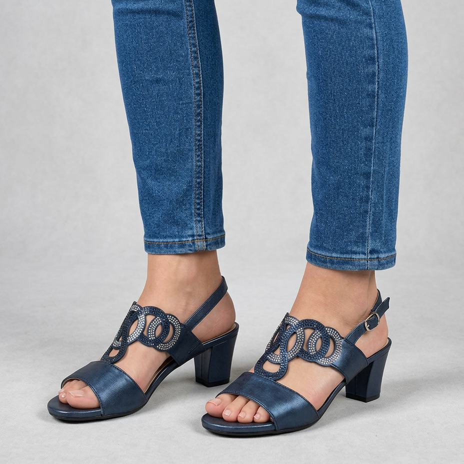 Gea I Sandalo comodo donna con tacco