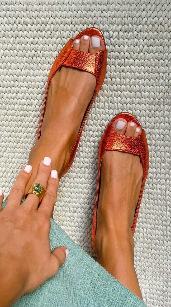 GIULIA & ANTONIO MILANO | ADELINA SANDALI DORATI COMFORT CHIC