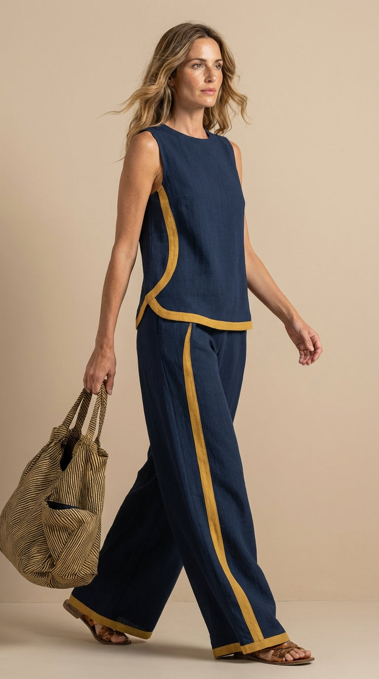 Paula™ - Set in lino e cotone