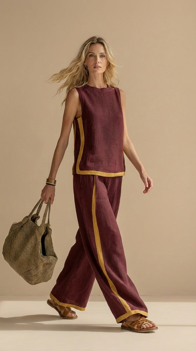 Paula™ - Set in lino e cotone
