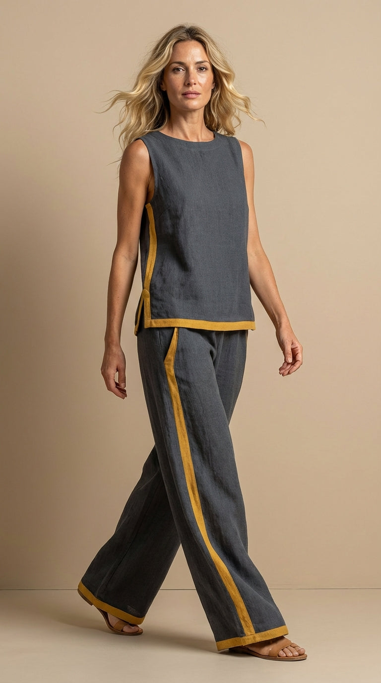 Paula™ - Set in lino e cotone