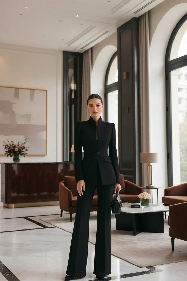 Georgina | Completo blazer e pantaloni palazzo