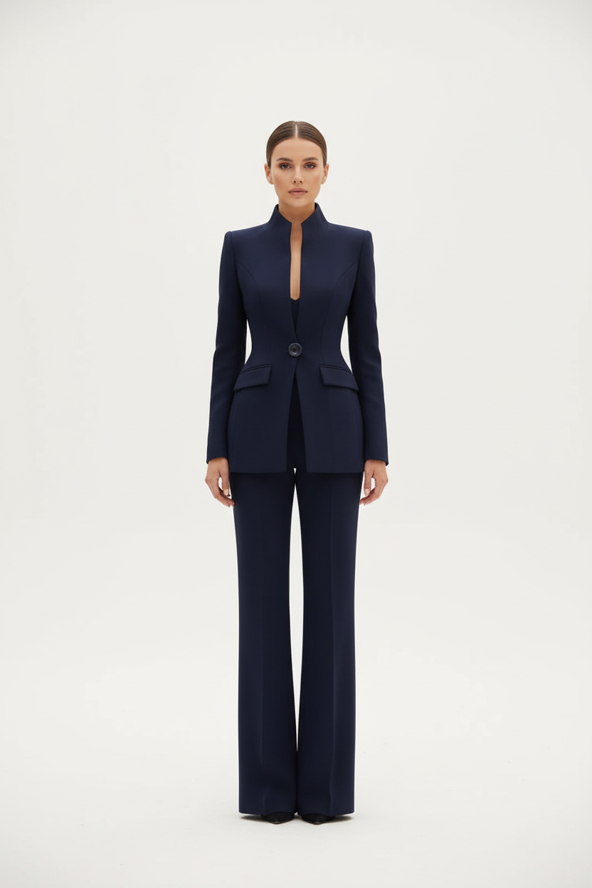 Georgina | Completo blazer e pantaloni palazzo