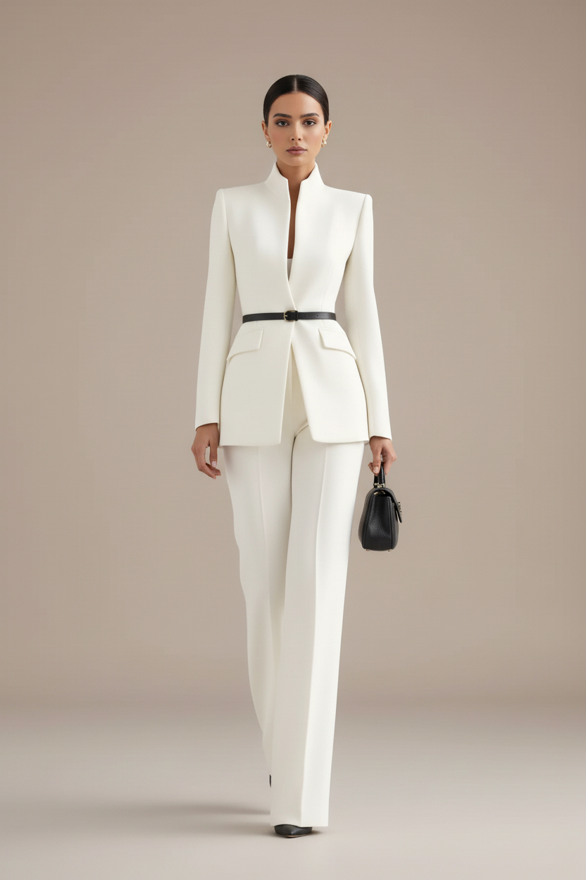 Georgina | Completo blazer e pantaloni palazzo